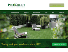 Tablet Screenshot of progreensc.com